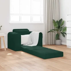 vidaXL Slaapbank Donkergroen 98 x 71 x 83 cm Fluweel