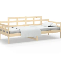 vidaXL Slaapbank 90x200 cm massief grenenhout