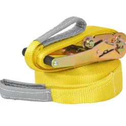 vidaXL Slackline 15 m x 50 mm 150 kg geel