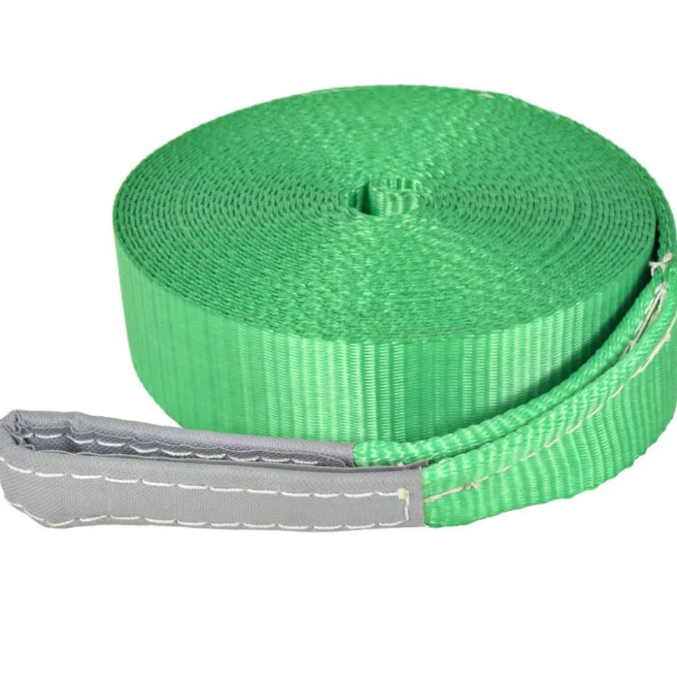 vidaXL Slackline 15 m x 50 mm 150 kg groen