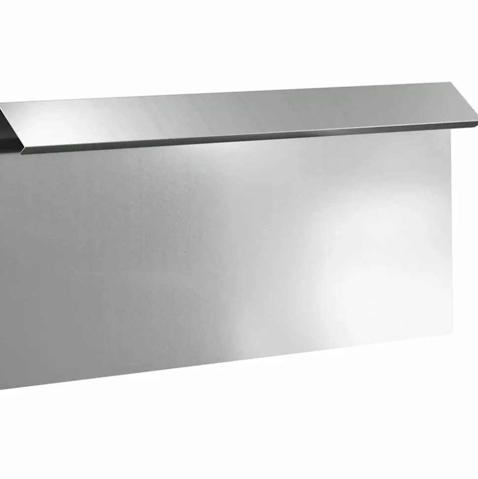 vidaXL Slakkenhekje Zilver 50 x 3,5 x 25 cm Gegalvaniseerd staal