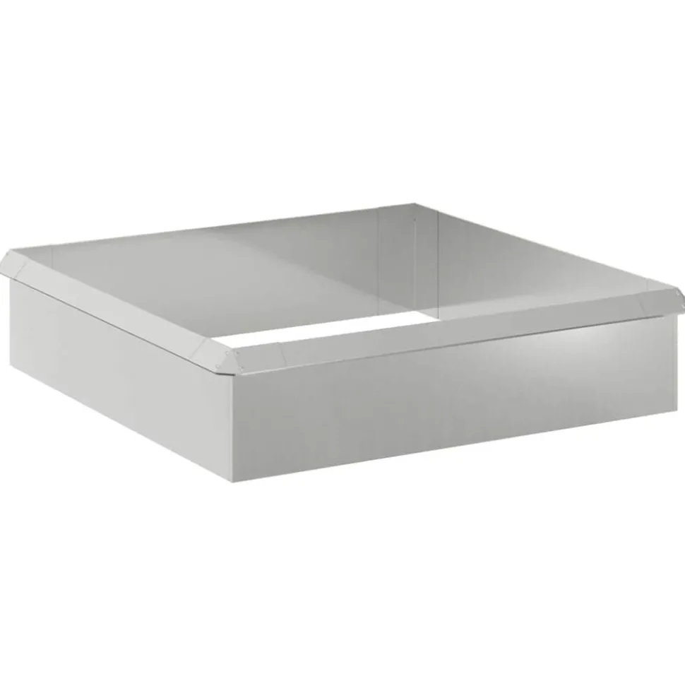 vidaXL Slakkenhekken 8 pcs Zilver Gegalvaniseerd staal