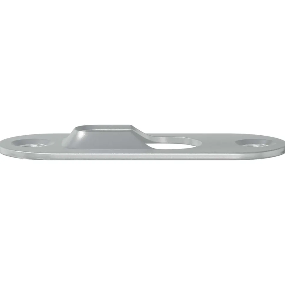 vidaXL Sleufhanger 2 pcs Zilver 45 x 16 x 3.5 mm IJzer
