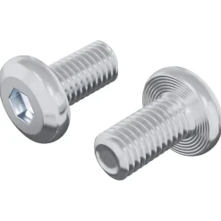 vidaXL Slotschroef Effen 2 pcs Zilver M6 x 12 mm Staal