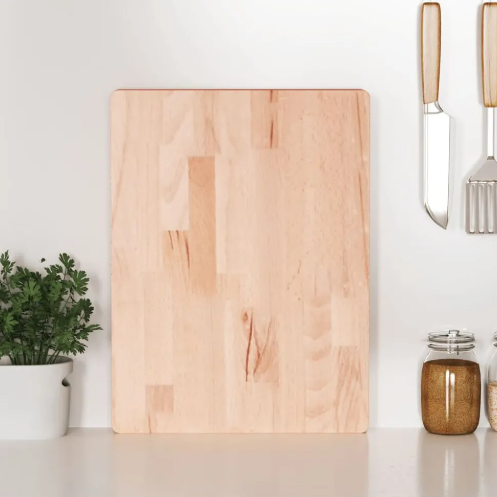 vidaXL Snijplank 40x30x4 cm massief beukenhout
