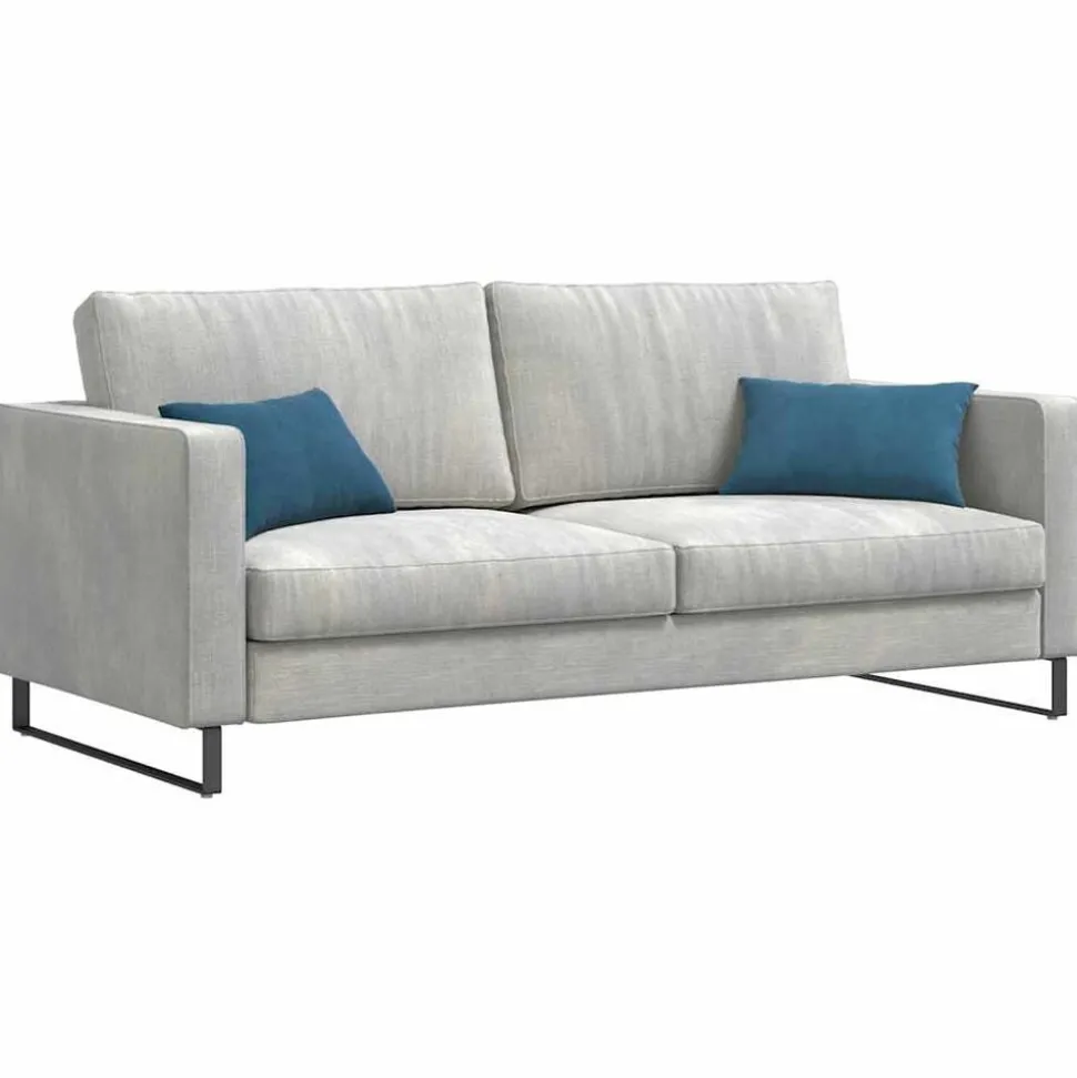 vidaXL Sofa Kussens 2 stuks Blauw 50 x 30 cm Cordstof