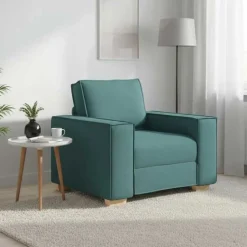 vidaXL Sofa Stoel Donkergroen 100x78x84 cm Stof