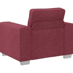 vidaXL Sofa Stoel Wijnrood 100 cm Stof