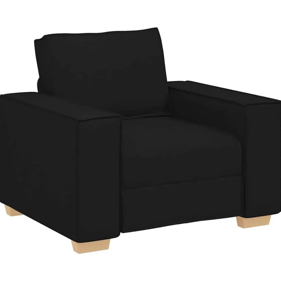 vidaXL Sofa Stoel Zwart 100x78x84 cm Stof