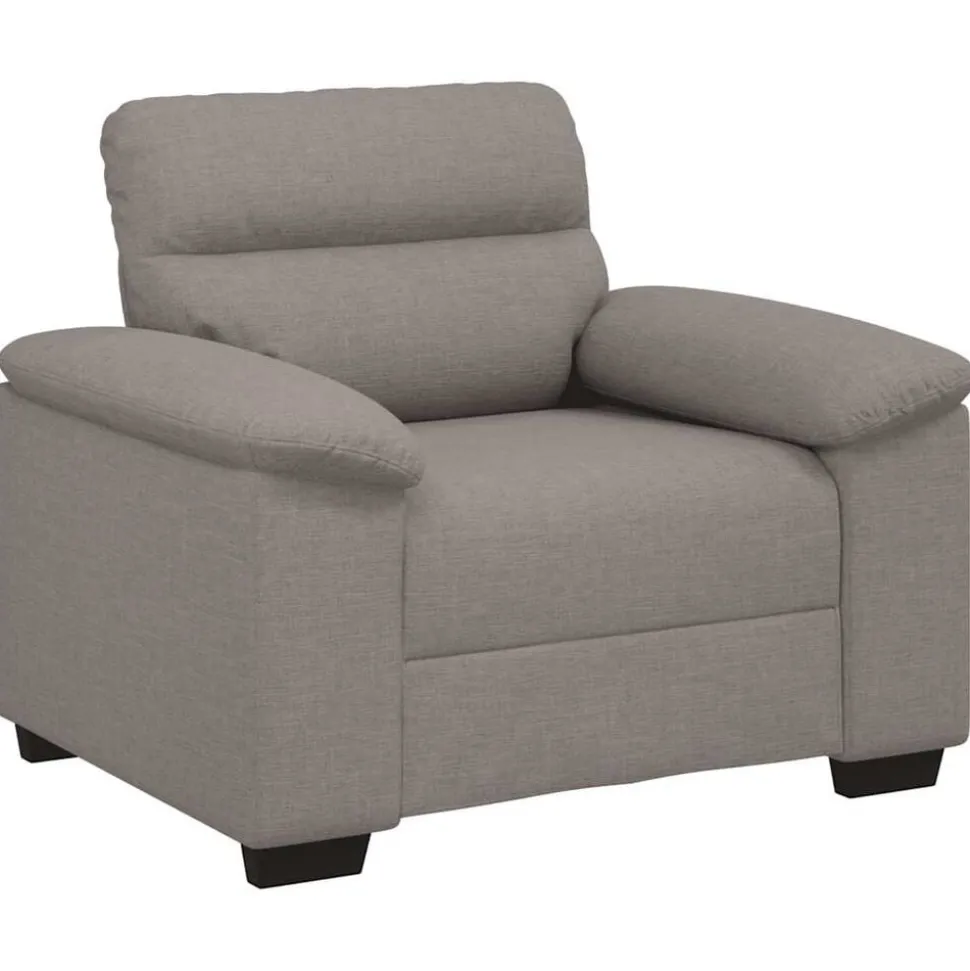 vidaXL Sofastoel Taupe 100x81x84 cm Stof