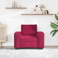 vidaXL Sofastoel Wijnrood 100x78x84 cm Fluweel