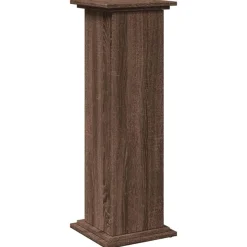 vidaXL Sokkel met opbergruimte 31x30x90 cm bewerkt hout bruin eiken