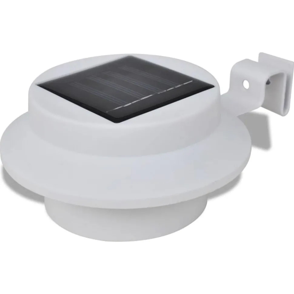 vidaXL Solar buitenlampset 6 stuks wit