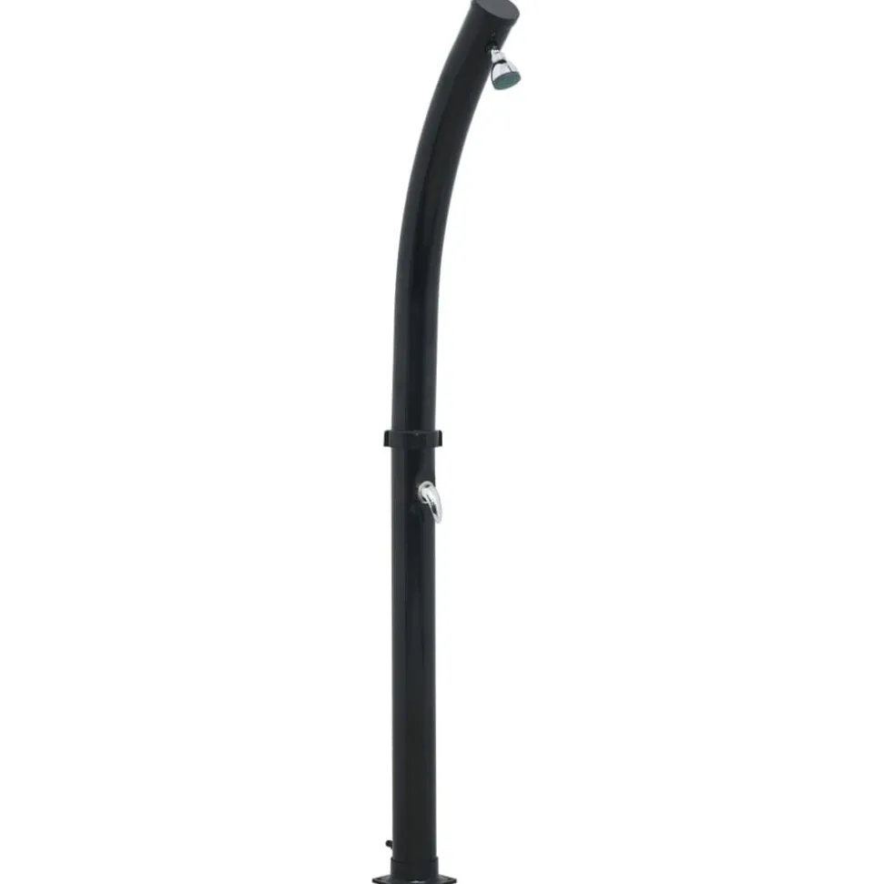 vidaXL Solardouche 20 L 214 cm zwart