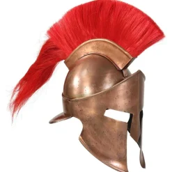 vidaXL Soldatenhelm Grieks replica LARP staal koperkleurig