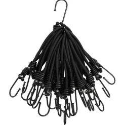 vidaXL Spanelastiek met haken 25 st 17 cm