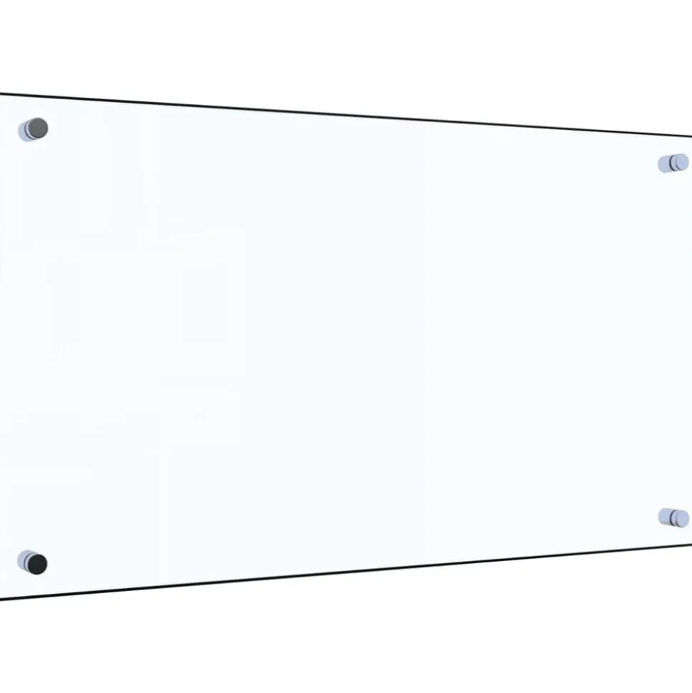 vidaXL Spatscherm keuken 70x40 cm gehard glas transparant