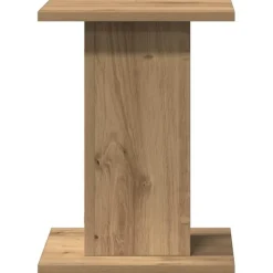 vidaXL Speakerstandaards 2 st 30x30x40 cm hout artisanaal eikenkleurig