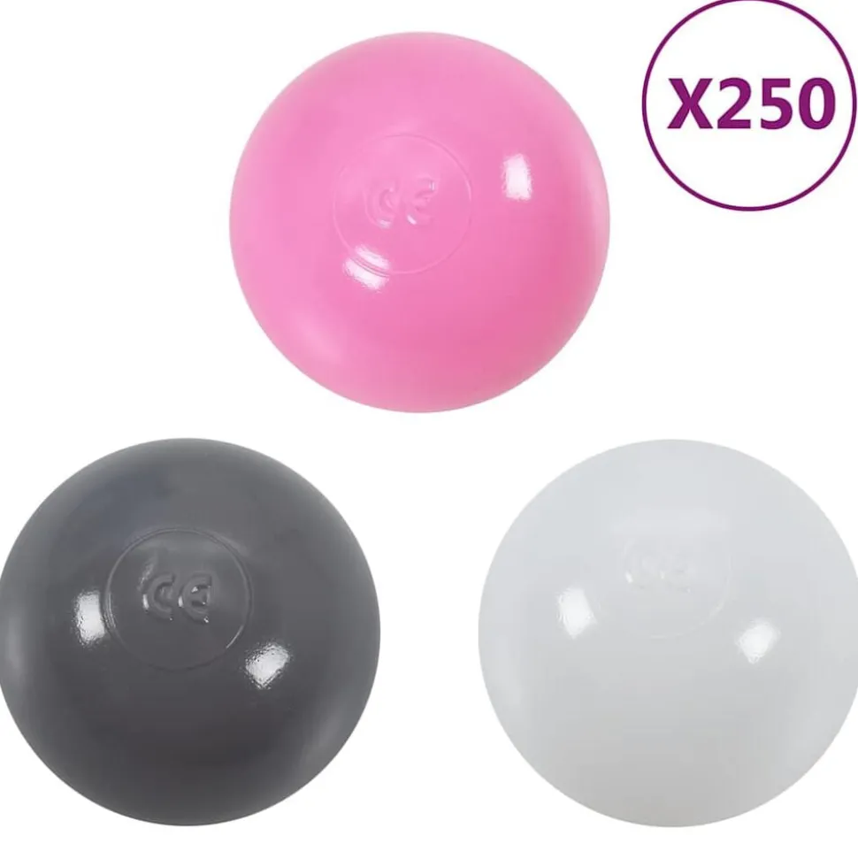 vidaXL Speelballen 250 st meerkleurig