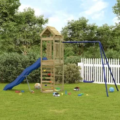 vidaXL Speelhuis geïmpregneerd grenenhout