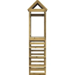 vidaXL Speeltoren Bruin 85 x 52,5 x 239 cm Massief geïmpregneerd hout
