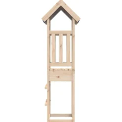 vidaXL Speeltoren Bruin 52,5 x 46,5 x 208 cm Massief grenenhout