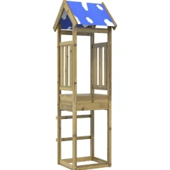 vidaXL Speeltoren Bruin Massief geïmpregneerd hout