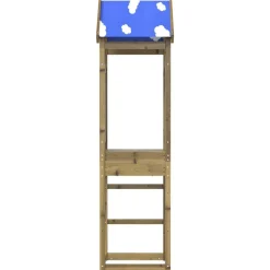 vidaXL Speeltoren Bruin Massief geïmpregneerd hout