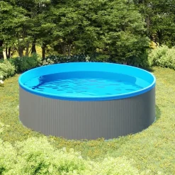 vidaXL Splasher pool 350x90 cm grijs