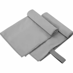 vidaXL Sporthanddoeken 2 pcs Donkergrijs 50 x 30 cm
