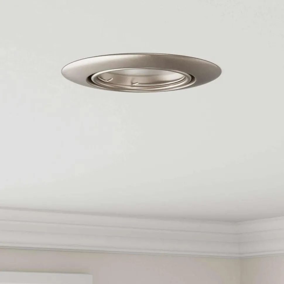 vidaXL Spotje 6 pcs Zilver 9 x 9 x 2.5 cm Metaal