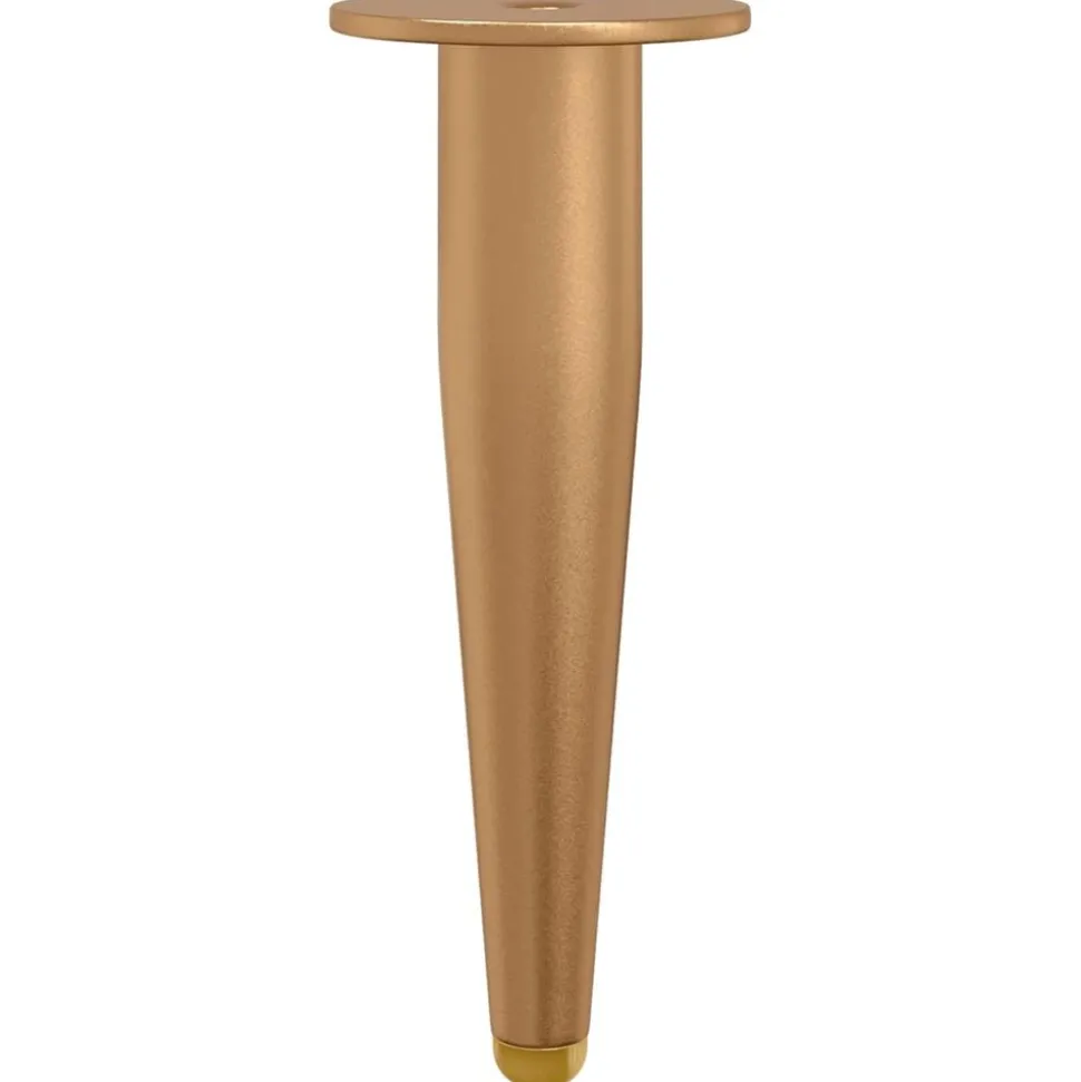 vidaXL Staande Poten 2 pcs Goud 98 x 40 mm IJzer