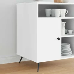 vidaXL Staande Voeten 2 pcs Zwart 56 x 56 x 100 mm IJzer