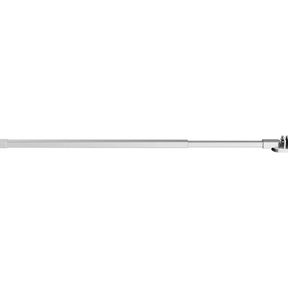 vidaXL Stabilisatiestang voor badwand 70-120 cm roestvrij staal
