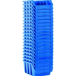 vidaXL Stapelbakken 20 st kunststof blauw