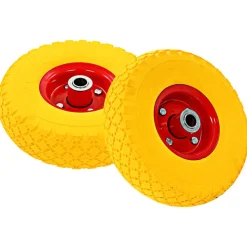 vidaXL Steekwagenwielen 4 st 3,00-4 (245x82) massief PU