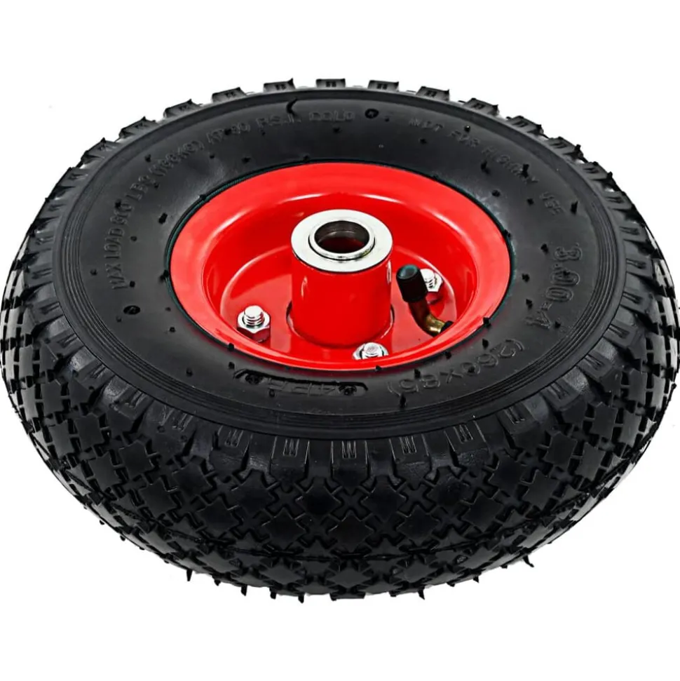 vidaXL Steekwagenwielen 2 st 3,00-4 (245x82) rubber