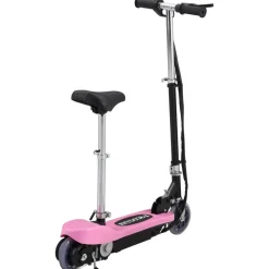 vidaXL Step elektrisch met zitje 120 W roze