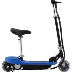 vidaXL Step elektrisch met zitje 120 W blauw