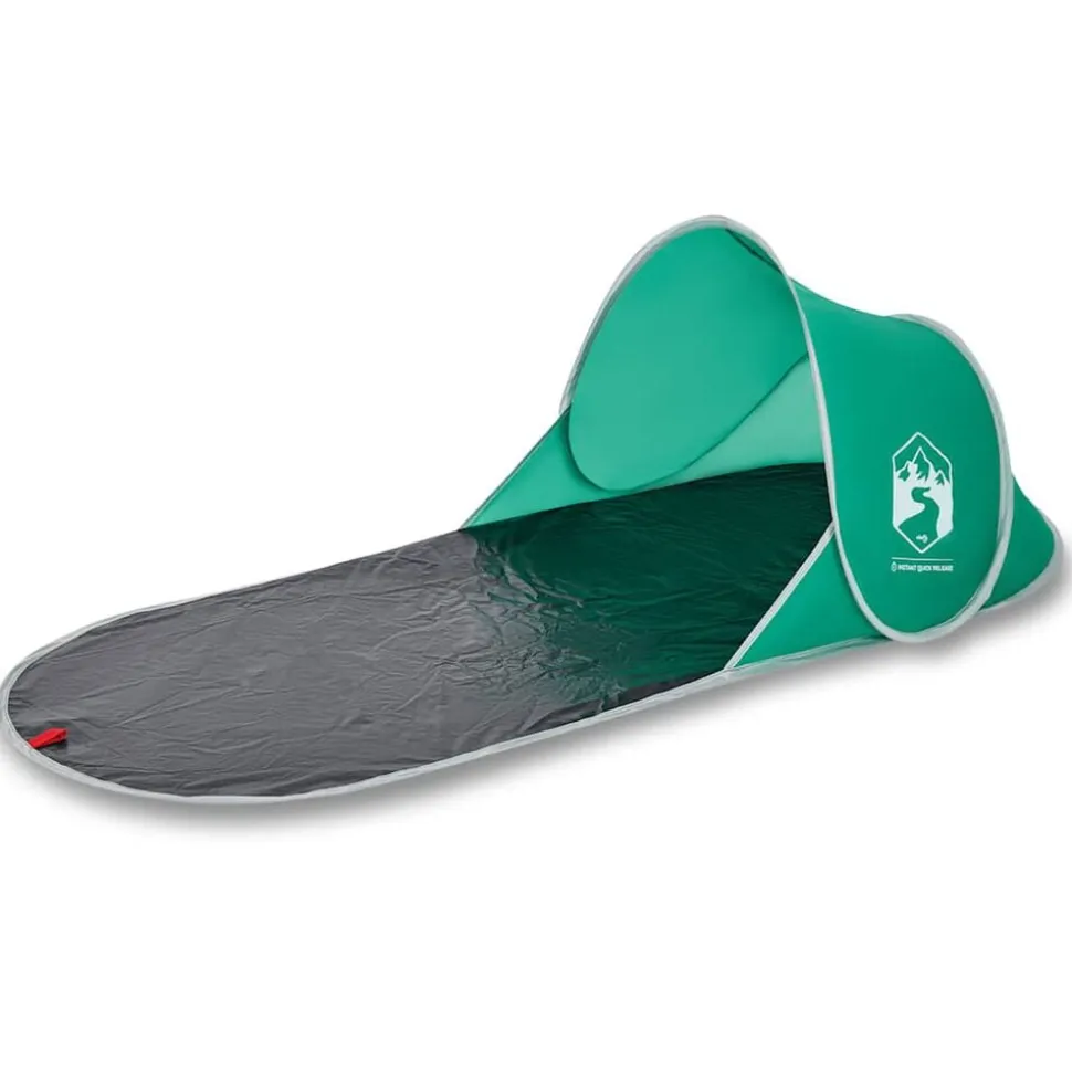 vidaXL Strandtent pop-up waterdicht zeegroen