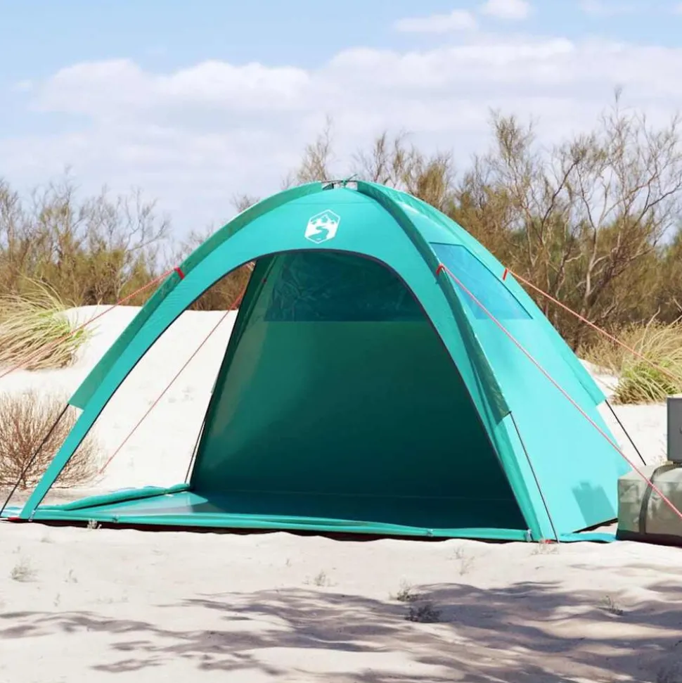 vidaXL Strandtent waterdicht zeegroen