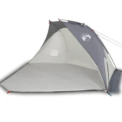vidaXL Strandtent 268x223x125 cm 185T polyester grijs