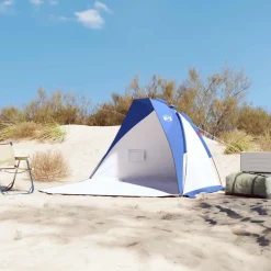 vidaXL Strandtent 268x223x125 cm 185T polyester azuurblauw
