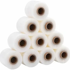 vidaXL Stretchfilm met handvat 10 st transparant 23 μm 10 cm x 150 m