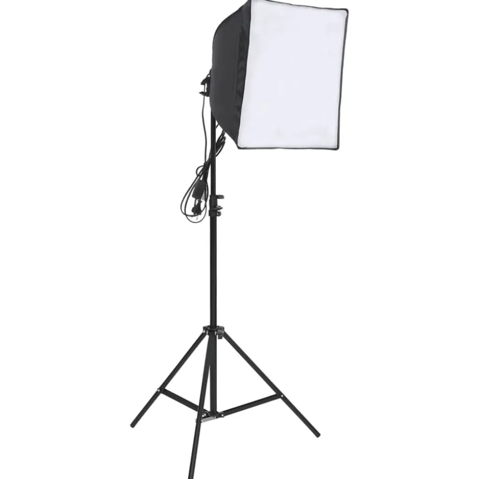 vidaXL Studioverlichtingsset met statief en softbox