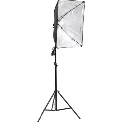 vidaXL Studioverlichtingsset met achtergronden en softboxen