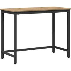 vidaXL Tafel Artisan Eiken 80 x 50 x 76,5 cm Engineered hout en staal