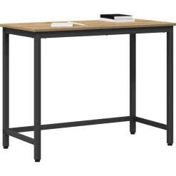 vidaXL Tafel Artisan Eiken 80 x 50 x 76,5 cm Engineered hout en staal