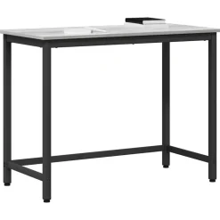 vidaXL Tafel Grijs Sonoma 80 x 50 x 76,5 cm Engineered hout en staal
