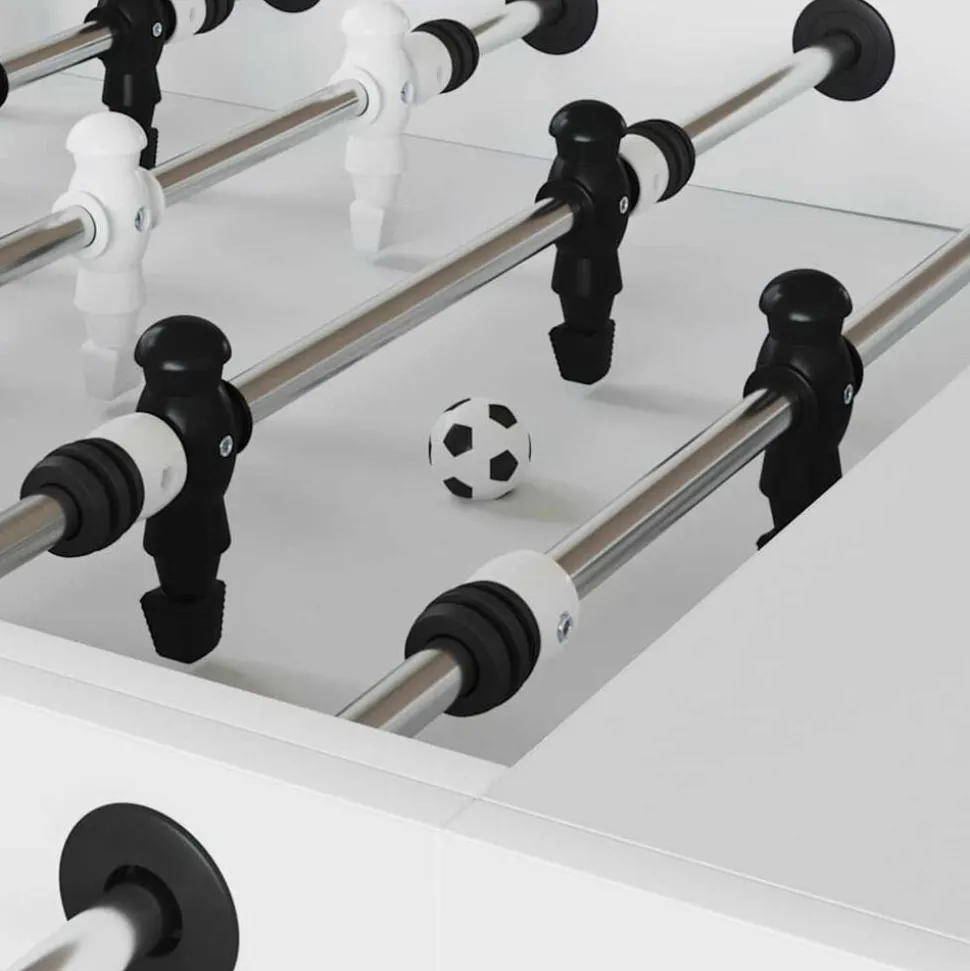vidaXL Tafel Voetballen 12 pcs Wit 3,6 x 3,6 cm Polypropyleen